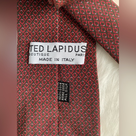 Ted Lapidus Paris tie made in ITALY - Picture 5 of 6